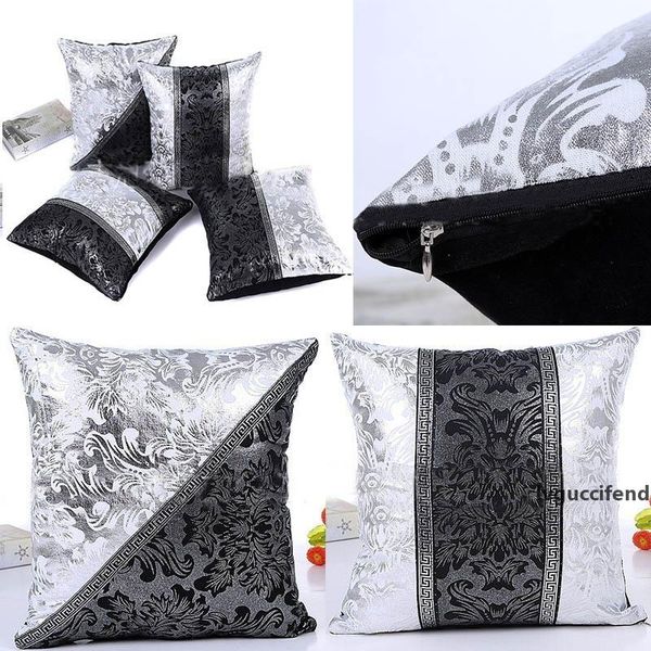 

chinese porcelain pillow case china stitching pillowcase home sofa car decorative christmas gift pillow cover without core 45*45cm hh7-1518