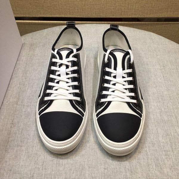 

new 2020 men shoes canvas footwears b23 low -oblique sneaker zapatos de hombre mens shoes fashion with original box luxury m #23 cle