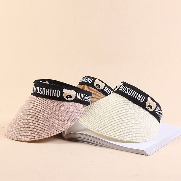 

summer outdoor sunscreen screen female korean style cartoon printing sun hat beach vacation sun hat, Blue;gray
