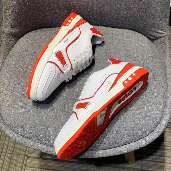 

new 2020 trainer sneaker men shoes with box zapatos de hombre lace -up style luxury design men shoes casual chaussures pour hommes fast ship