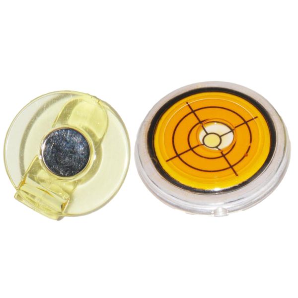 

functional level gauge magnetic cap hat visor clip golf ball marker - 5 colors