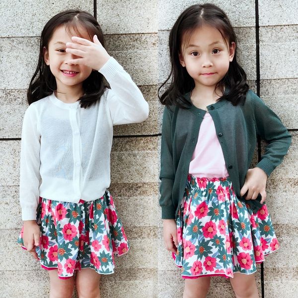 

girls light jacket jacket shirt korean children rashguard short small in the big cardigan airable shirt 2020 season, Blue