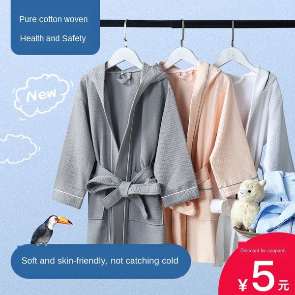 

nightgown towel quick-drying boy's children's girl's children's bathrobe baby's towel absorbent cotton bathrobe wit
