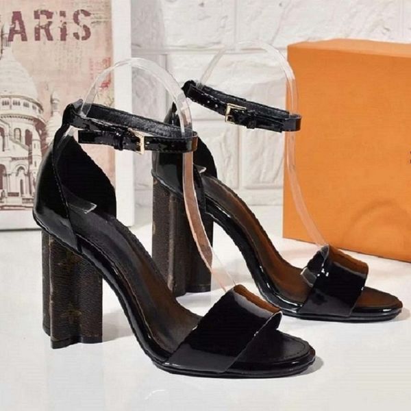 

classics designer woman slippers fashion beach thick bottom slippers luxury alphabet lady sandals leather high heel shoes bag04 sc25, Black