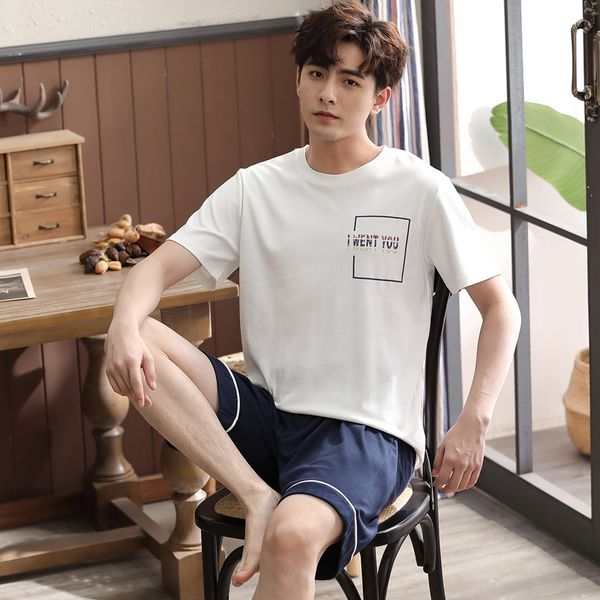 

men's sleepwear men pullover solid color pajamas short sleeve shorts style casual wear-outer wear tracksuit, Black;brown