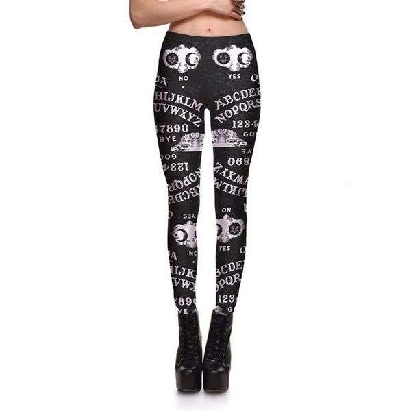 

gothic halloween leggings skull pumpkin print women punk leggings 3xl 4xl drop shipping good quality, Black