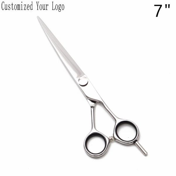 

7" 19.5cm jp 440c customized logo cutting shears thinning scissors salon hair scissors professional hairdresser's c1021