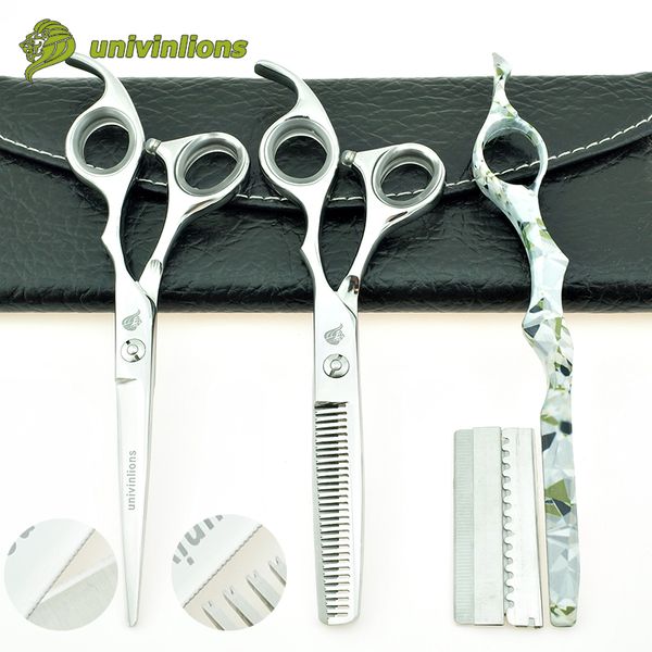 

univinlions 6 inch micro serrated hairdressing scissors hairdresser professional hair scissors thinning shears salon barber shop