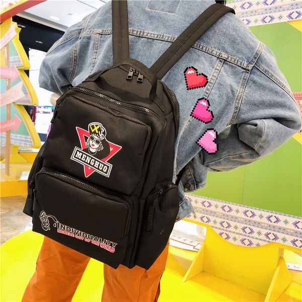 

gxfdh tooling fashionable brand female fashion backpack fashion bag cool male multi-pocket fashionable bag korean high schoolstudent backpac