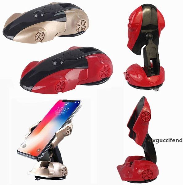 

360 degree rotatable car phone holder cool car shaped phone mount stand universal car dash windshield phone holder bracket