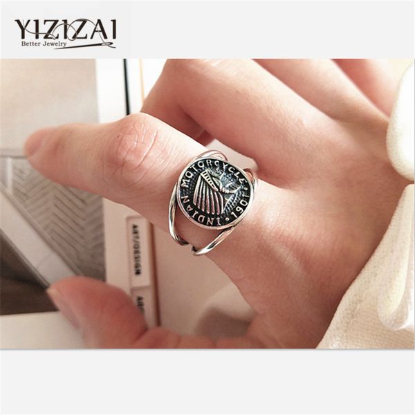 

brand vintage steampunk silverplating skull motorcycle finger ring men women rock biker male rings jewelry drop shipping, Golden;silver