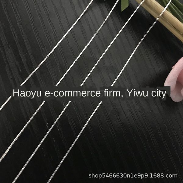 

diy accessories 0.6mm gold wire diy accessories headdress copper snake bone chain bride antique headdress tassel tail chain, Silver