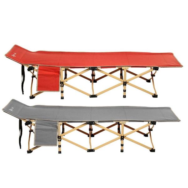 

high strength steel pipe outdoor portable folding camping cot xl bed with carry bag hiking fishing chair bed