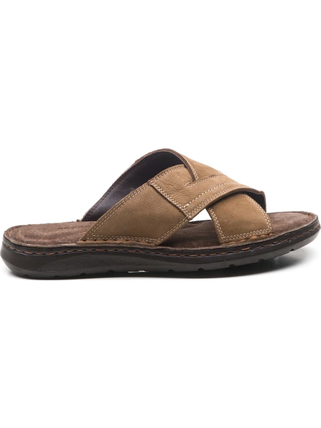 

men leather slipper extra comfort, Black