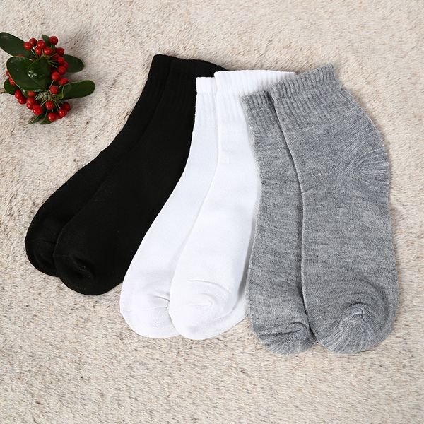 

love jacquard and double rabbit and women's pure color jacquard breathable business men's socks autumn all-match student tube sock, Black