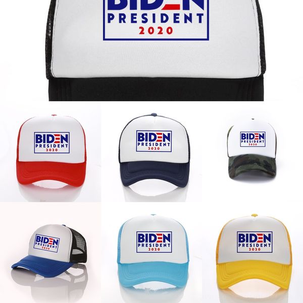 

2q5wd biden joe baseball hat american election adjustable net baseball hats outdoor letter 2020 president printed party hat 15styles, Blue;gray