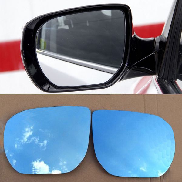 

for hyundai santafe car rearview mirror wide angle hyperbola blue mirror arrow led turning signal lights