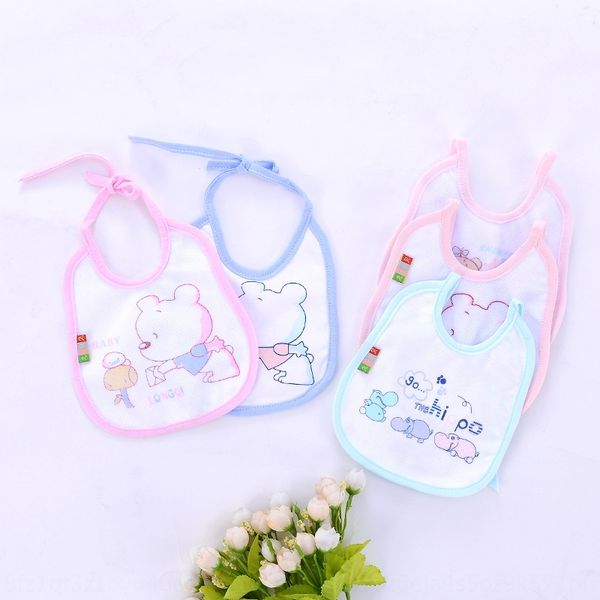 

pure cotton cartoon animal pattern gourd shape rope baby bib special price baby saliva towel bib saliva towel