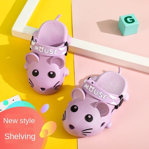 

new baby sandals and slippers home indoor outdoor baotou with with soft bottom sandals convertible slippers beach slipper, Black;grey