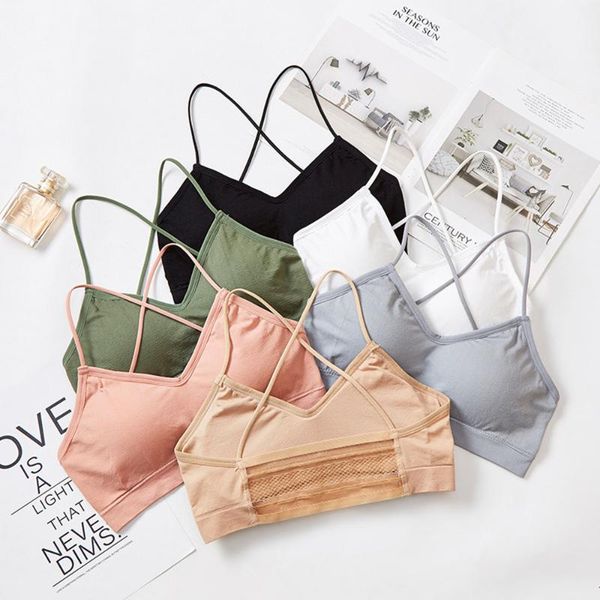 

padded lace bralette seamless deep v cotton bra wireless thin triangle cup underwear lingerie mesh soft bras for women, Red;black