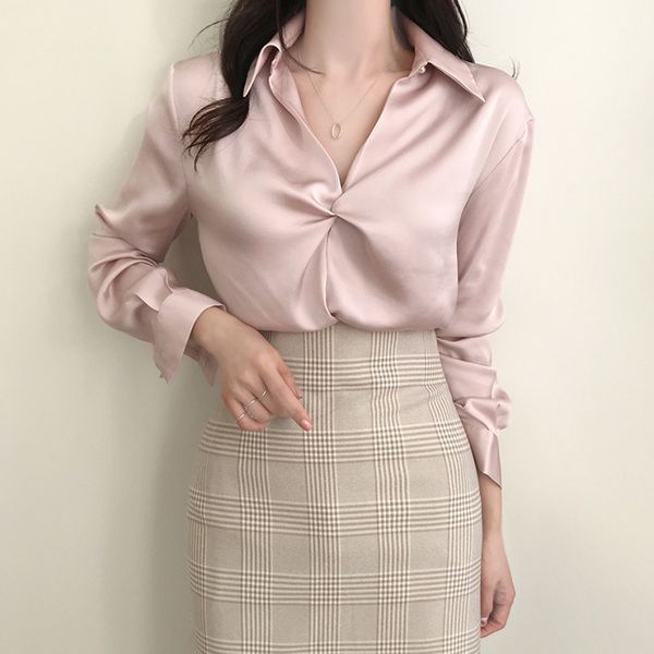 

women's blouses & shirts women promotion vadim retro hong style long-sleeved shirt 2021 spring and summer korean version loose female, White