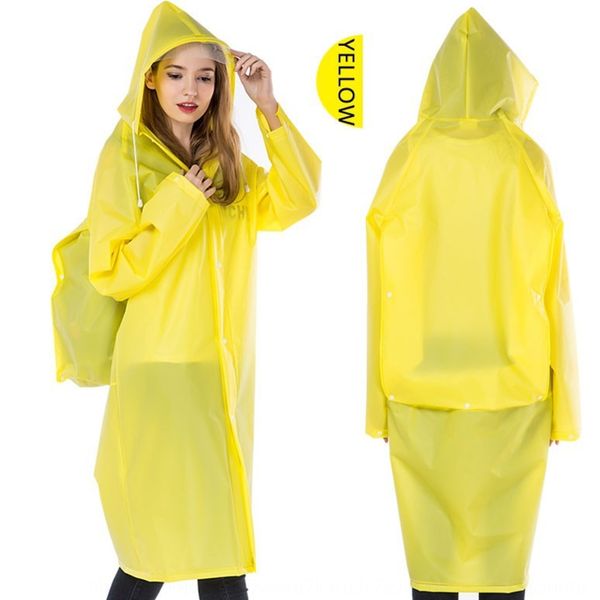 

zqms5 long outdoor travel eva transparent printed raincoat schoolbag long outdoor travel eva transparent schoolbag printed rainc, Black