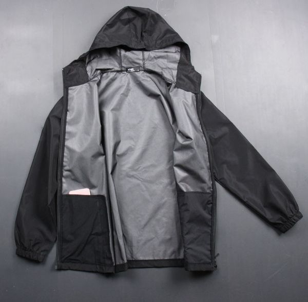 

fg4gk functional technology fabric waterproof thin jacket sportswindbreaker outdoor sports windbreaker outdoor sports coat hoodie jacket men, Blue;black