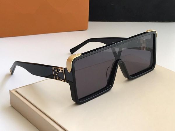 

Luxury MILLIONAIRE 1258 Sunglasses for men full frame Vintage designer sunglasses for men Shiny Gold Logo Hot sell Gold plated Top Z1258E