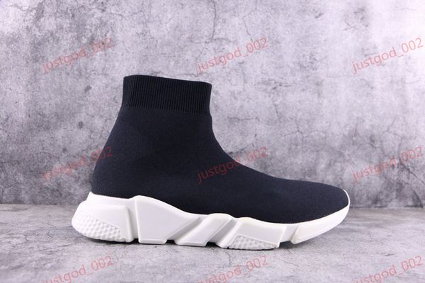 

xshfbcl 2020 designer speed trainer shoes casual platform three pairs of socks men shoes white blue red fashion flat shoes women fashion, Black;red