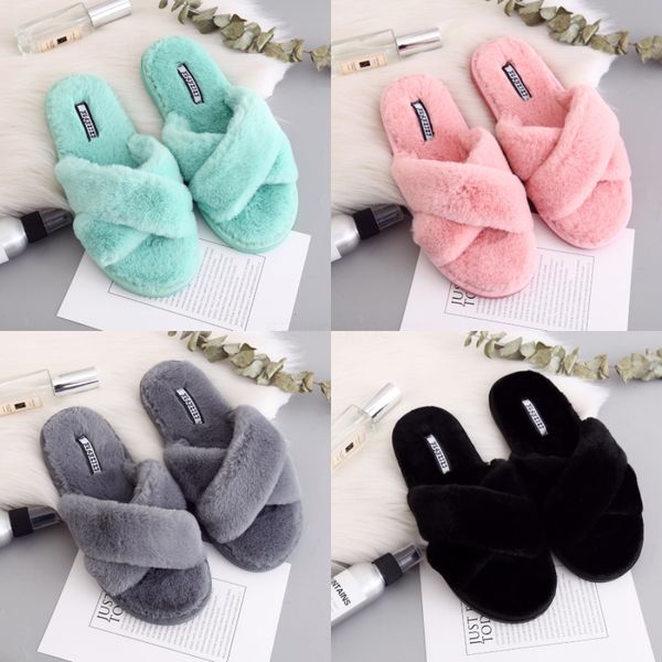 

new arrival women summer flip flops sandals genuine leather designer flat slippers l letter open-toed flip-flops sandals size 35-41 with#316, Black