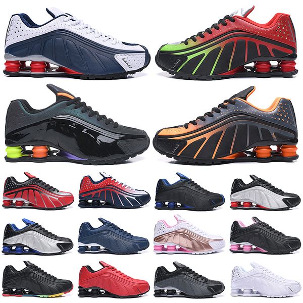 

2020 new usa challenge red r4 running shoes game royal metallic silver gold platinum tint triple black white mens trainers sports sneakers, White;red