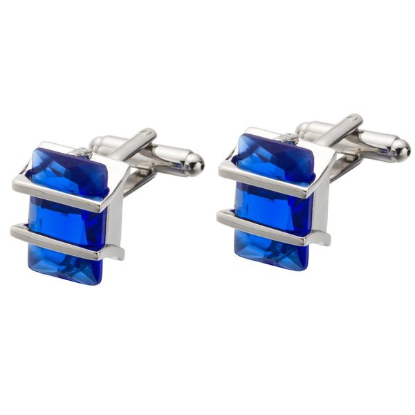 

2020 new cufflinks premium blue crystal cufffrench french shirt business cuffnails.