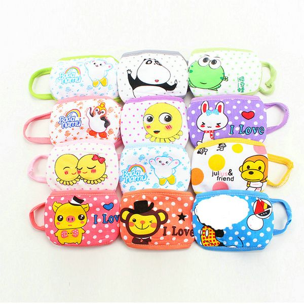 

kids face mask cubrebocas tapabocas cloth face masks cute dust masks green mask cartoon warm pure cotton double dust mask odjss w