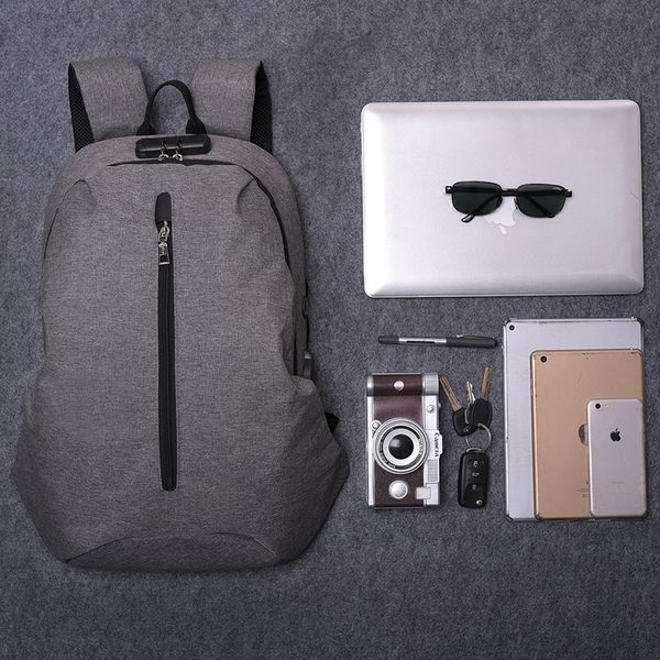 

rhovp мужской рюкзак случайного рюкзака компьютер большой компьютер backpacktravel backpackcapacity дорожную сумку моды brandstudent сумка м, White