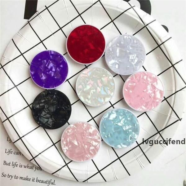 

2018 bracket shell pattern cartoon creative universal retractable lazy ring mobile phone shatter-resistant phone holder bracket