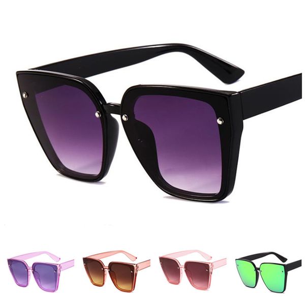 

fashion women & men sunglasses transparent frame sun glasses all-match goggles anti-uv spectacles oversize frame eyeglasses ornamenta a, White;black