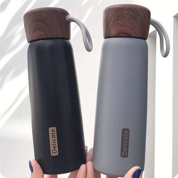 

water bottles insulation cup high-grade 304 stainless steel simple and fresh couple pair student mug vacuum flask insulated