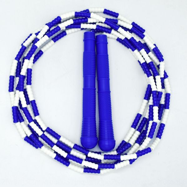 

egt1h 5-meter colorful bead-shaped fancy rope skipping kindergarten children's beads beads and students' bamboo-shaped rope skippi