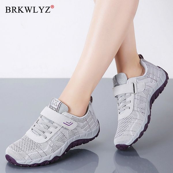 

brkwlyz 2020 autumn fashion women shoes casual sneakers shoes woman flats lace-up creepers comfortable mother, Black