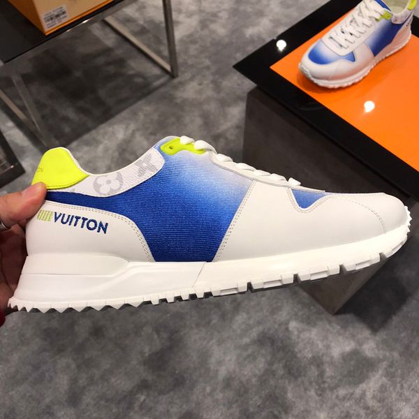 

run away sneaker 2020 new season fashion luxury men casual shoes designer men sneakers high-quality breathable men leather tennis shoes k04, Black