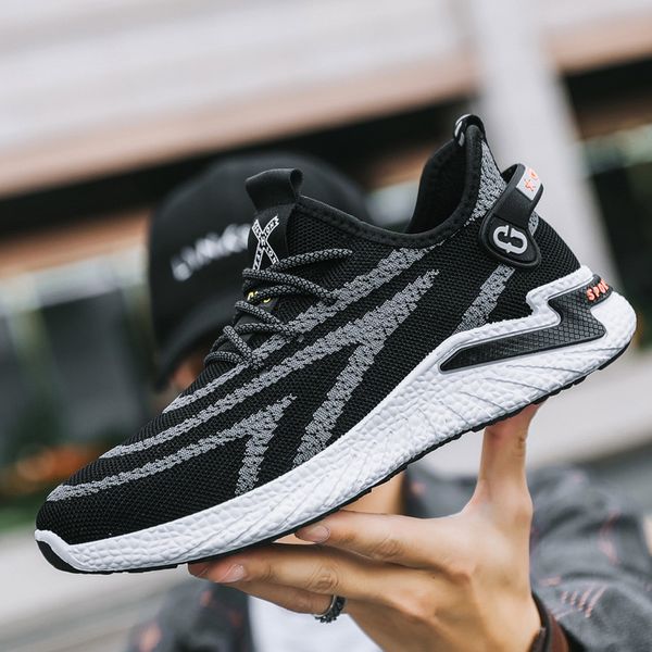 

summer woven men's shoes breathable men athletic shoes 2020 new style trend casual mesh coconut men's running
