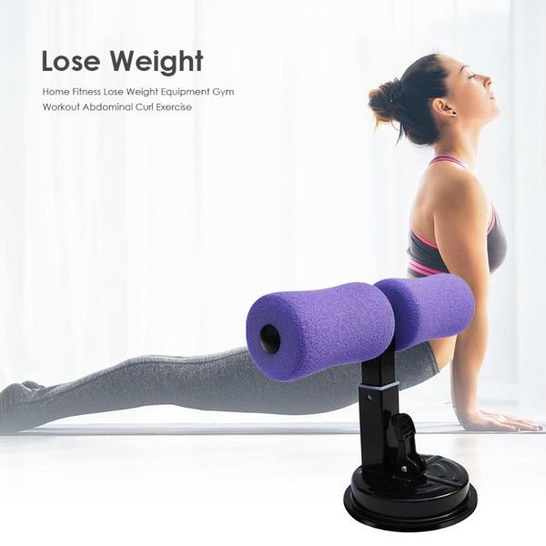 

sit up bar suction floor exercise stand padded ankle support sit-up workout equipment for home gym fitness work travel gear