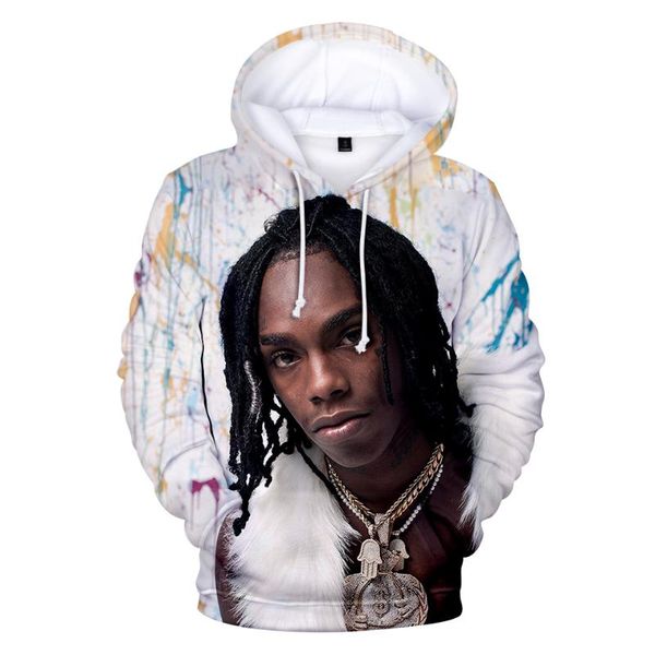 

selling ynw melly 3d hoodie spring/autumn boys/girls sweatshirt casual long sleeve jacket fashion top, Black