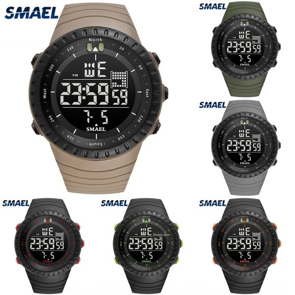 

8kte9 smael smell 1237 multi-functional strap fashion couple smael smell silicone electronic 1237 multi-functional silicone strap fashion co, Blue