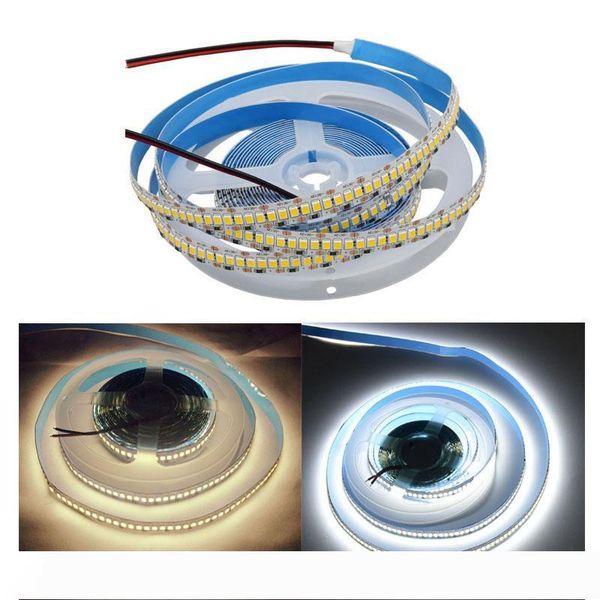 

2835 smd strips light 240led m 12v white red blue 5m waterproof ip20 non-waterproof led flexible strips light