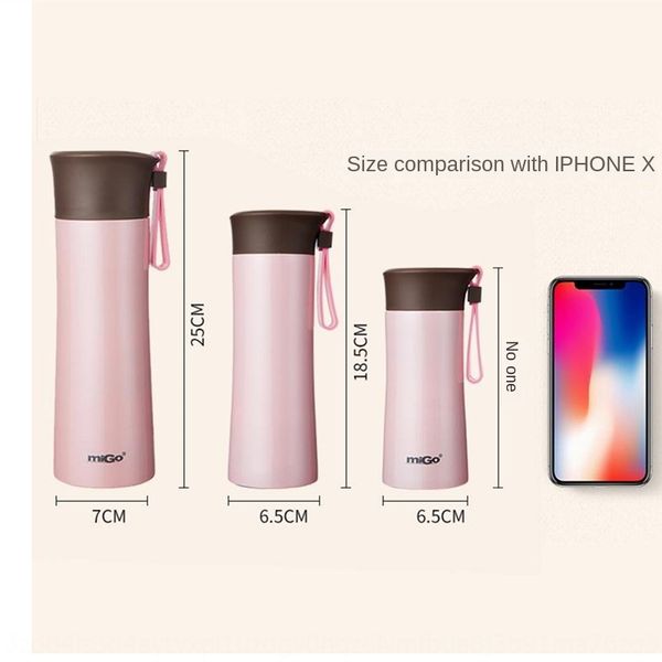 

1cgrv migo cupkettle термос cupcup большой емкости из нержавеющей стали чашки детский студент просто мило термос горшок для мужчин и женщин