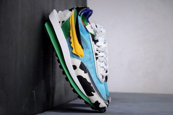 

2020 new 1.1 men's jerrys x ldv waffle chunky women's casual sneakers ravis scotts safari raygun panda casual shoes, Black