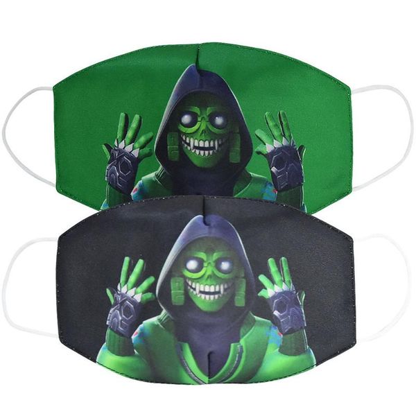 

mouth mask kids cartoon face cover half breathable warm cotton windproof anti-dust anti pollution reusable masks lzxqj
