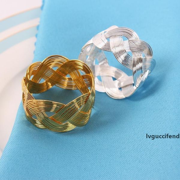 

napkin ring wholesale cafe table napkin holder stainless steel silver and gold napkin ring table decoration