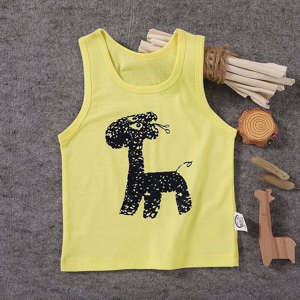 

amy bear 2019 new korean boutique children's cartoon printed amy bear 2019 new korean boutique children's vest cartoon printed ves, Blue